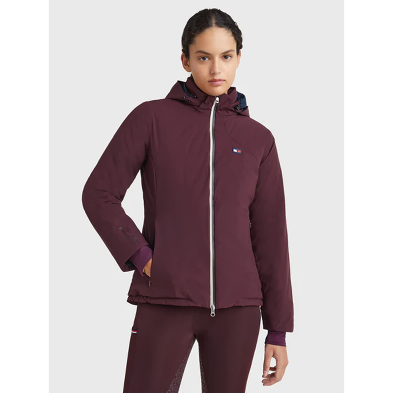 Tommy Hilfiger Women's Eco-Loft Performance Jacket - Deep Burgundy-1